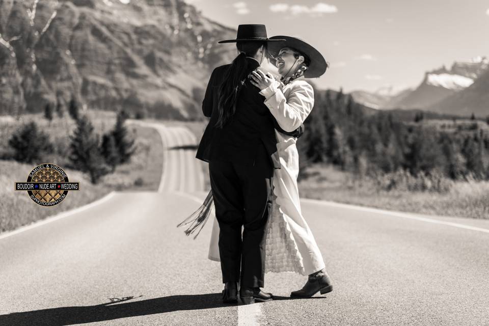 Dance during a private elopeme