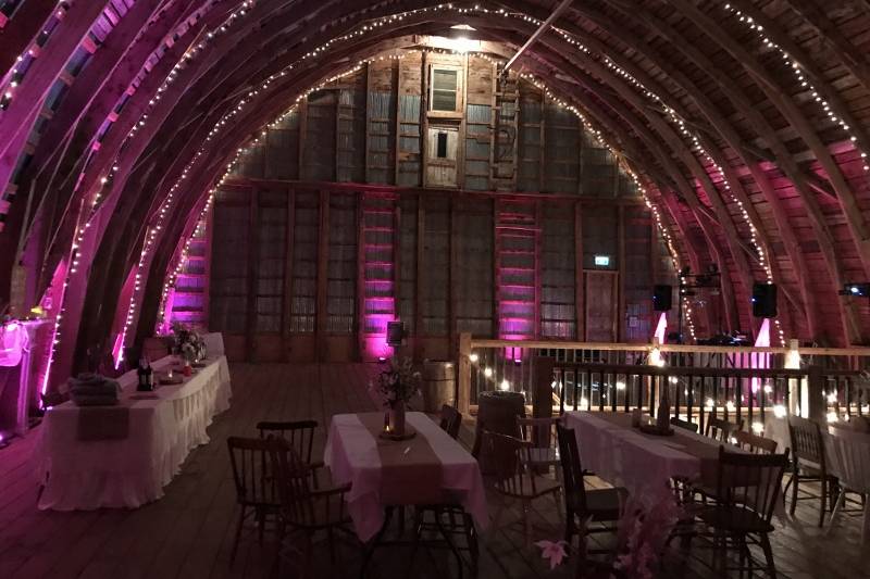 Wedding Reception at the Barn