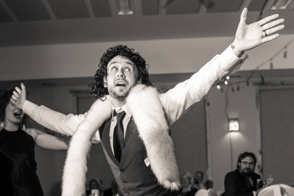 Wedding party in Calgary