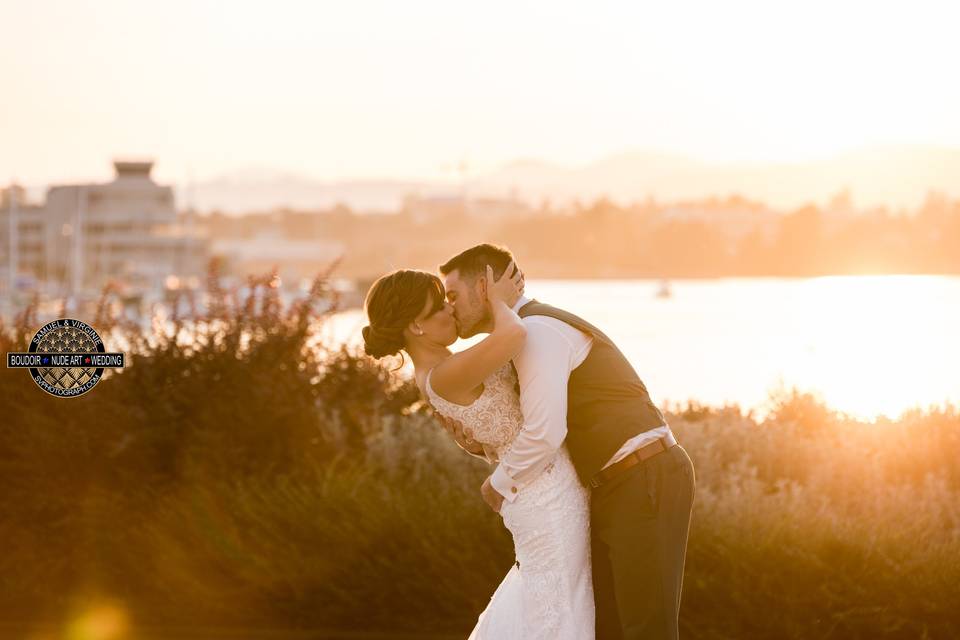 Sunset wedding