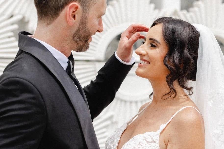 Simple bridal makeup