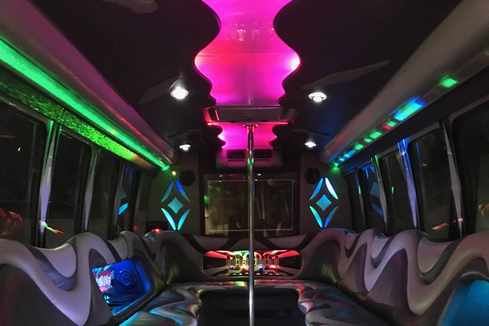 Partybus 22 Pax Interior