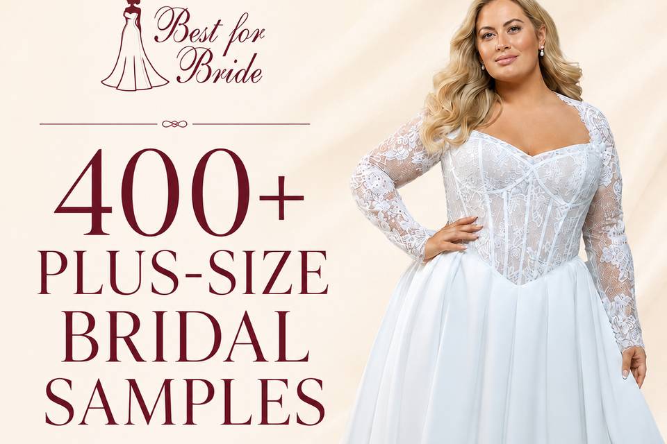 400+ Plus-Size Bridal Samples
