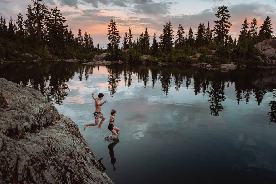 Fun engagement session