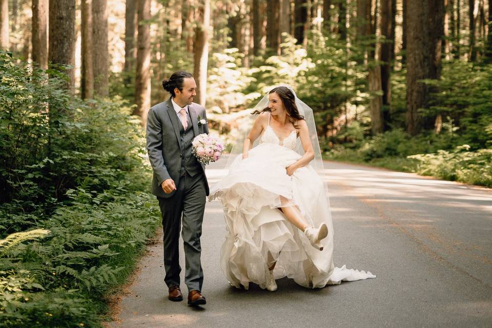 Forest Elopement Photography