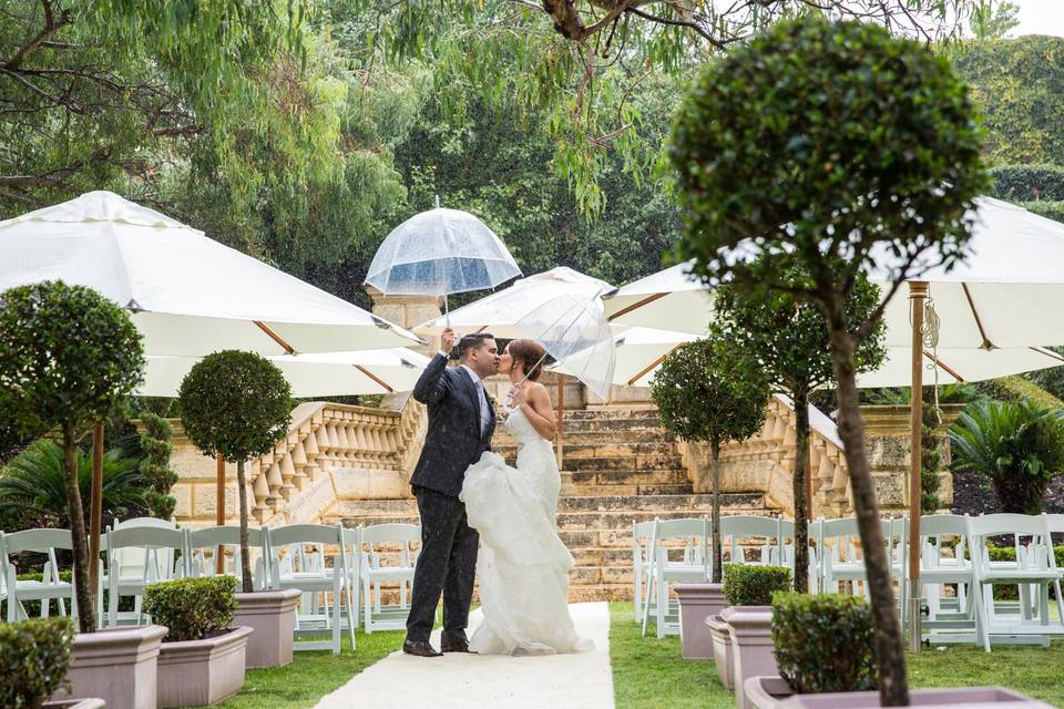 Rainy Wedding Day