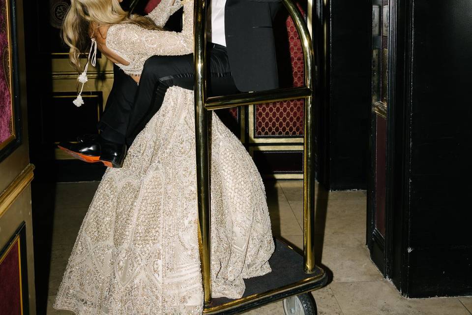 Fun in the lobby