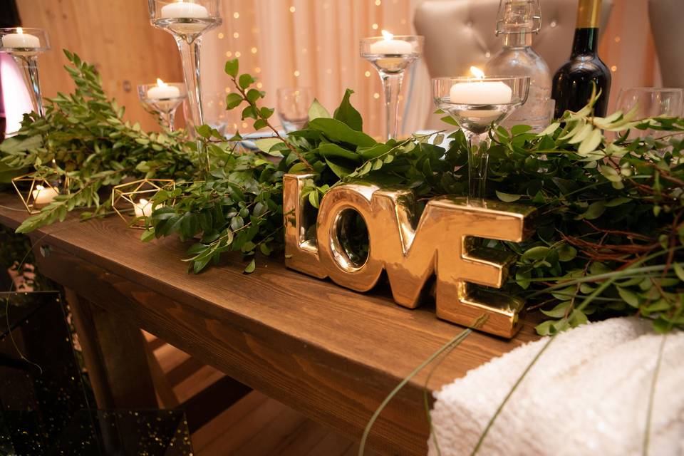 LOVE Harvest Table