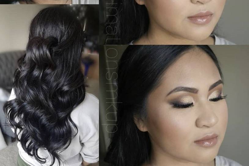 Luxe styling hair and makeup