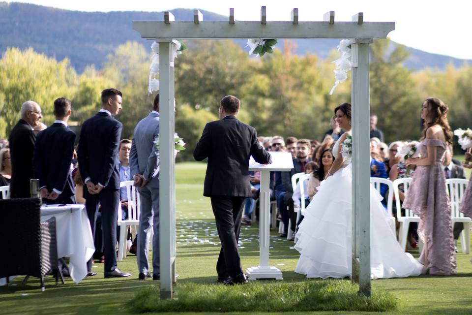 Outdoor ceremony