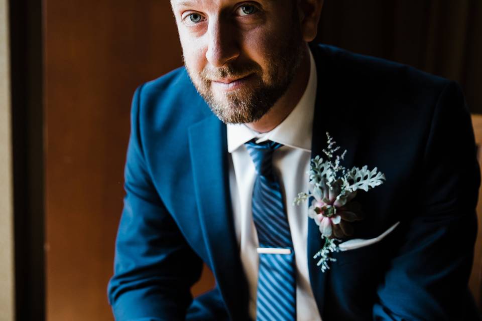 Groom portrait