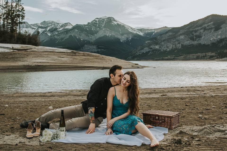 Rocky Mountain engagement