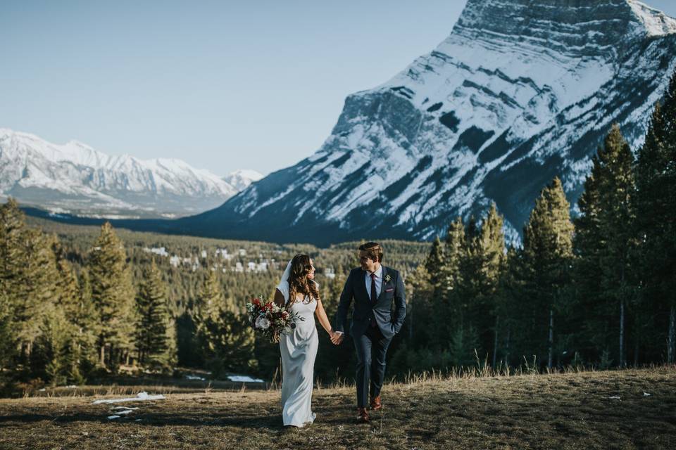 Tunnel Mountain, Banff Wedding