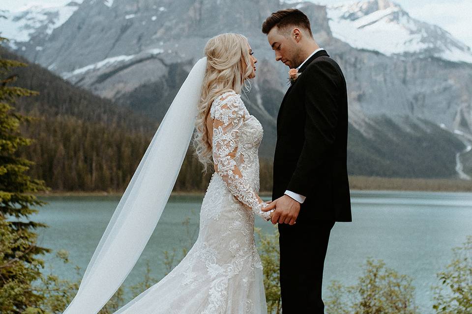 Bridal ponytail