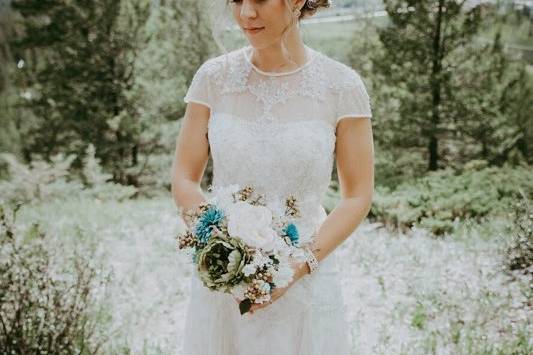 Bridal hair canmore