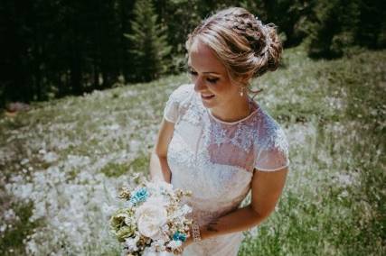 Bridal hair canmore