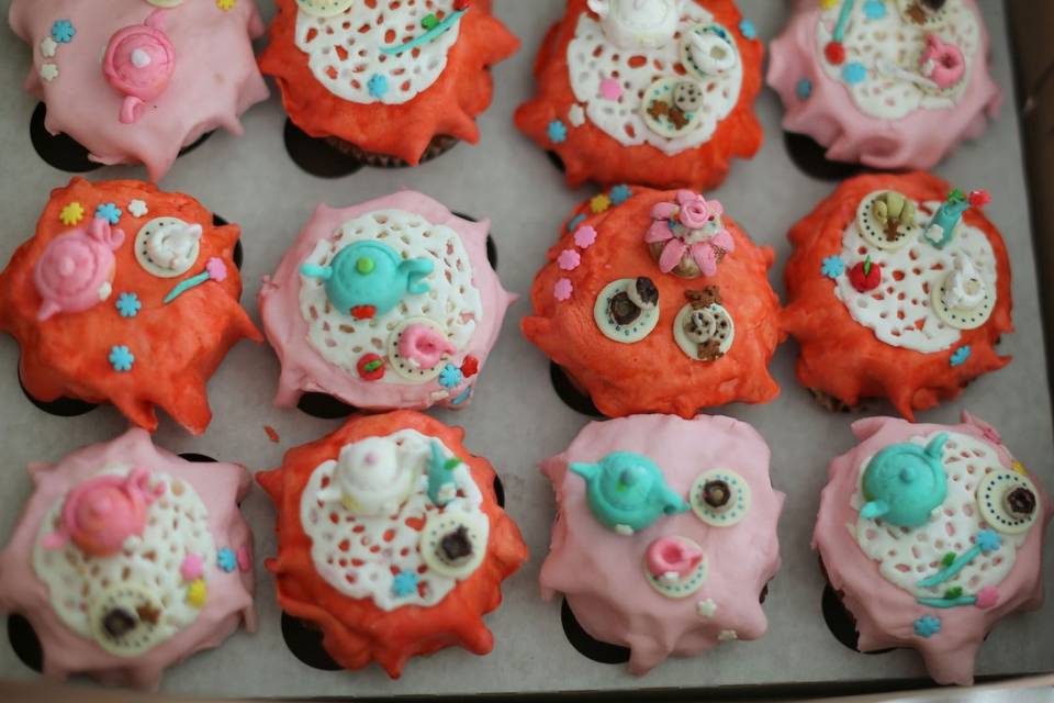 Tea Party Cupcakes