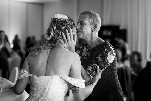 Mom daughter moment