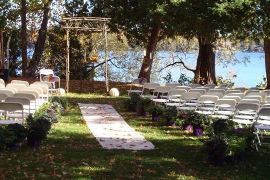 Outdoor ceremony