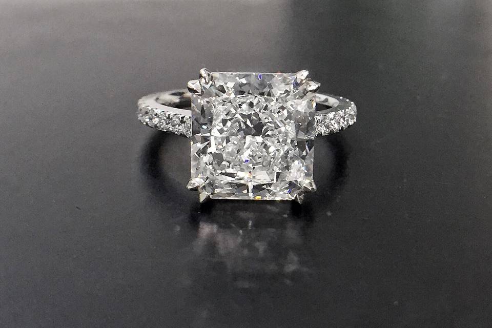 Radiant Diamond ring