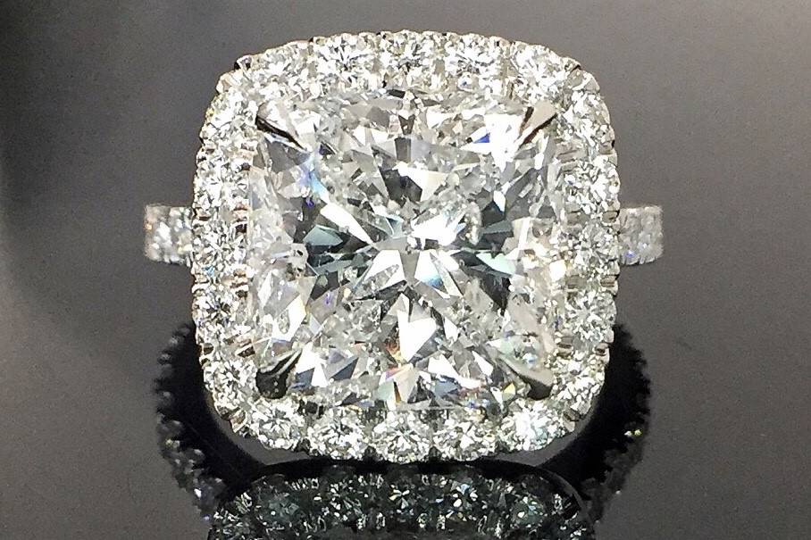 Cushion Diamond Ring