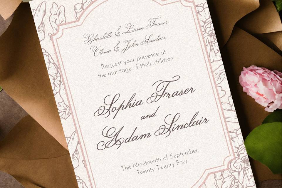 Fairy Tale Wedding Invite