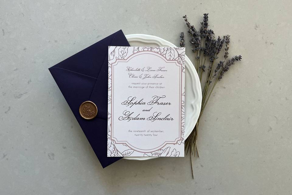 Fairy Tale Wedding Invite