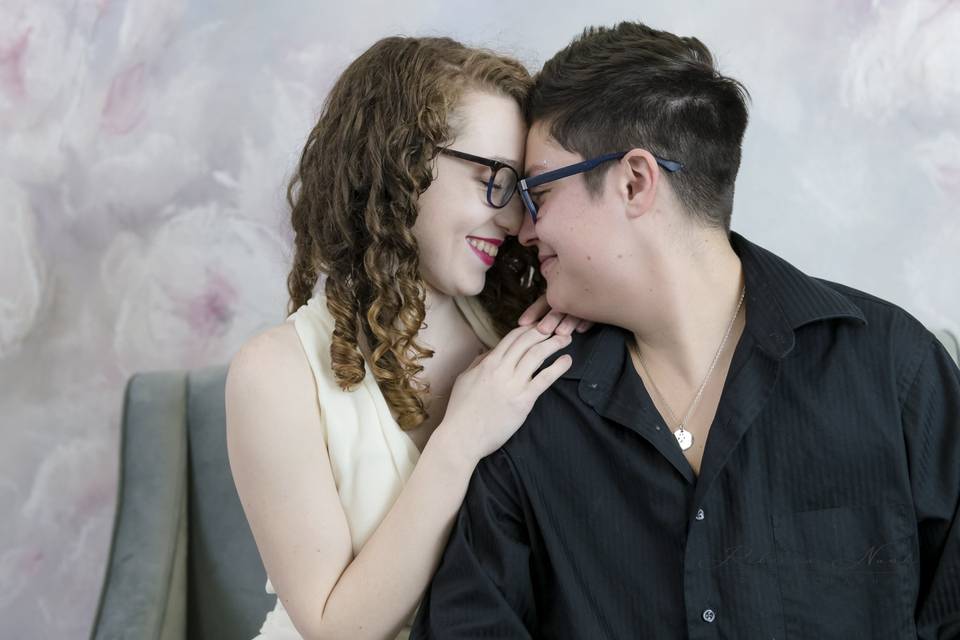 Same Sex Engagement Portrait