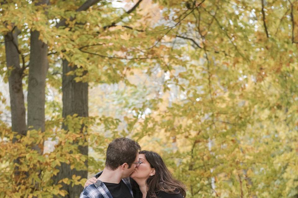 Couples Portrait in Fall