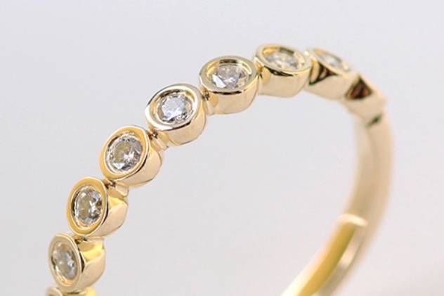 Half Eternity Wedding Band