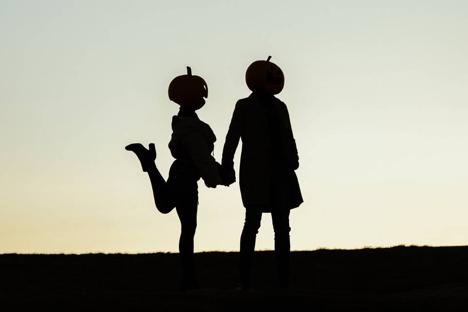 Halloween couple photoshoot