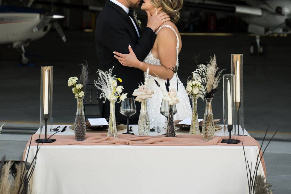 Airport styled ceremony