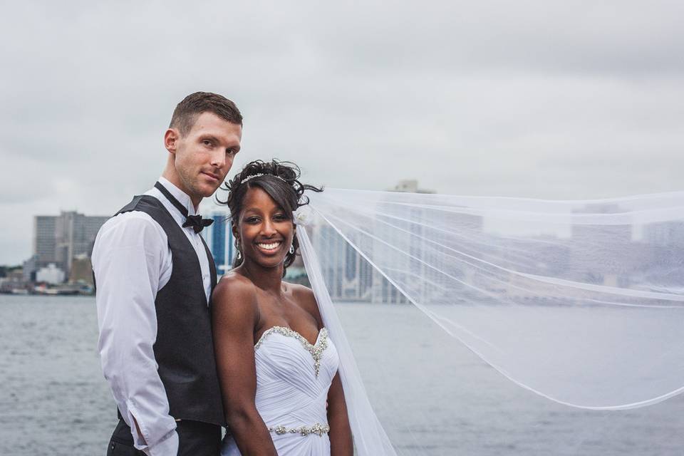 Windy love at the Harbour