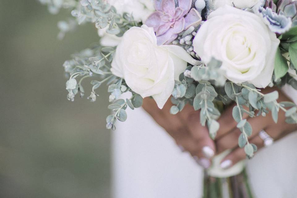 Smokey Succulent bouquet