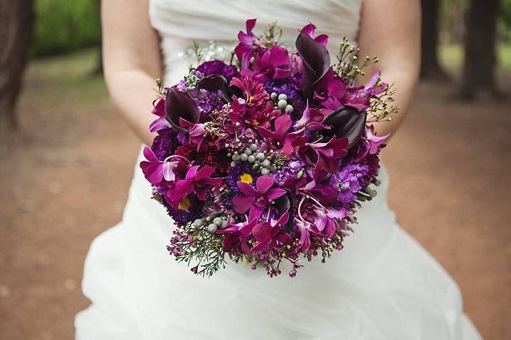 Purple/ Magenta bouquet