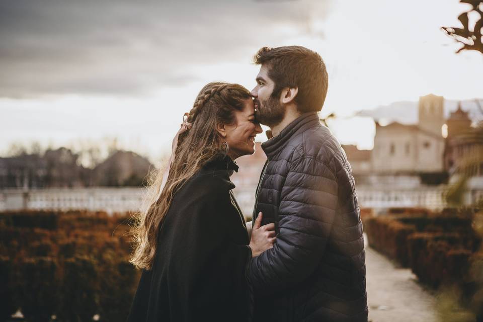 Kiss on the forehead is love