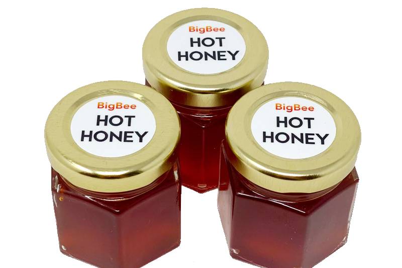 3 Mini Hot Honey Artisan Jars