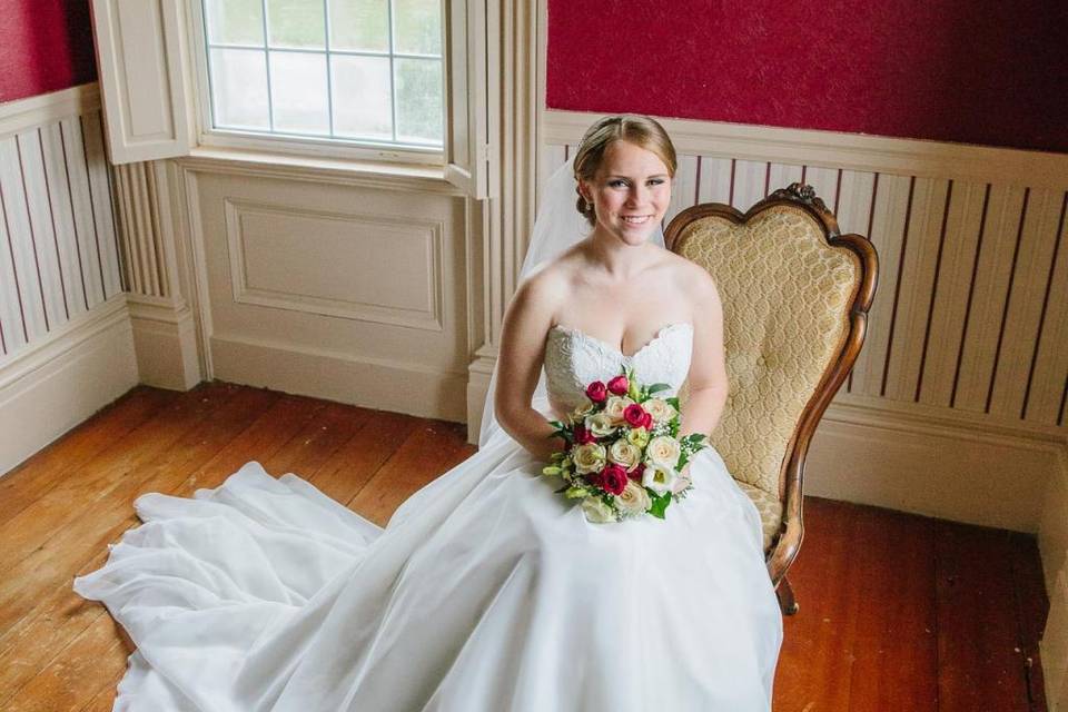 Indoor Bridal Photo