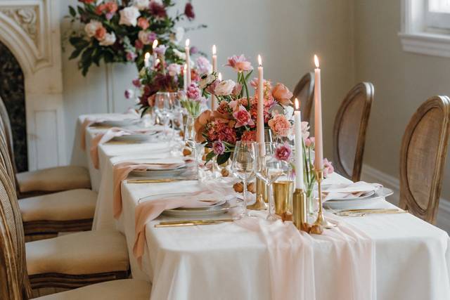 B&B wedding table