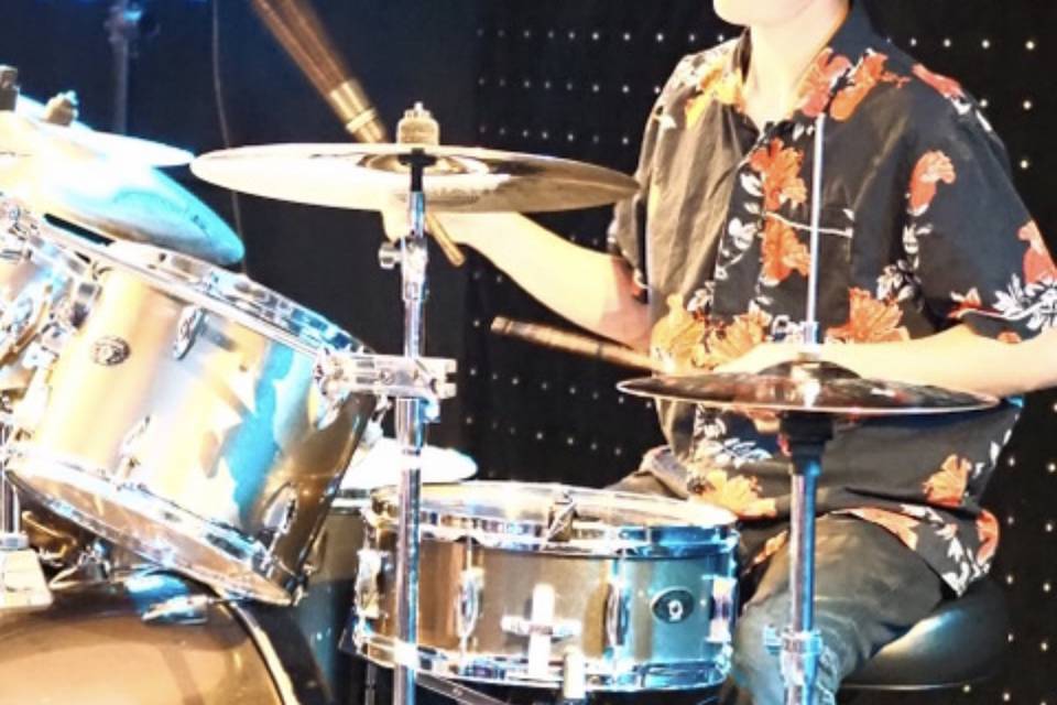 Lucas on Drums