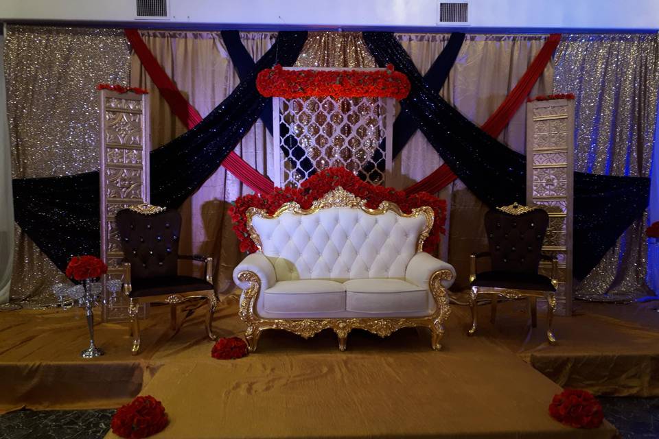 Black and Red Themed Decor
