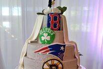 Favourite teams wedding cake