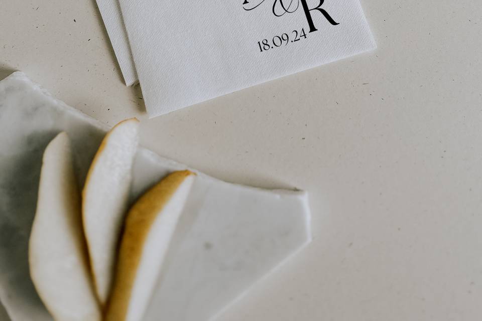 Minimalist Wedding Napkins