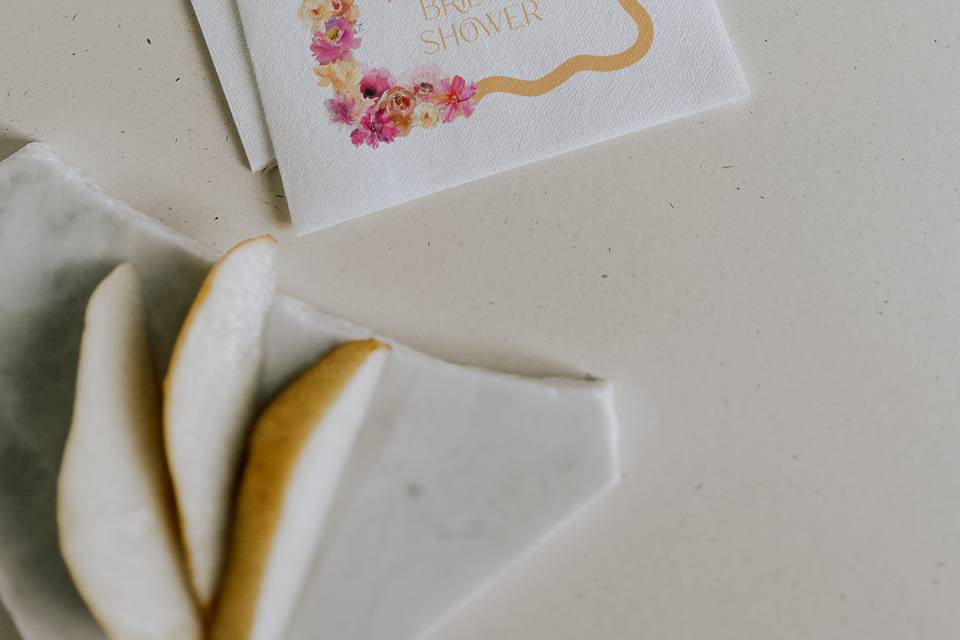 Modern Bridal Shower Napkin