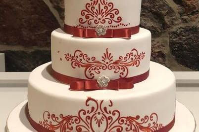 Fantacia wedding cake