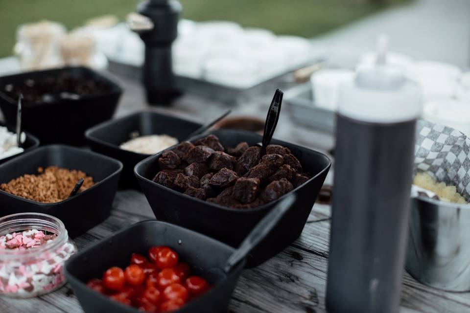 Sundae Topping Bar