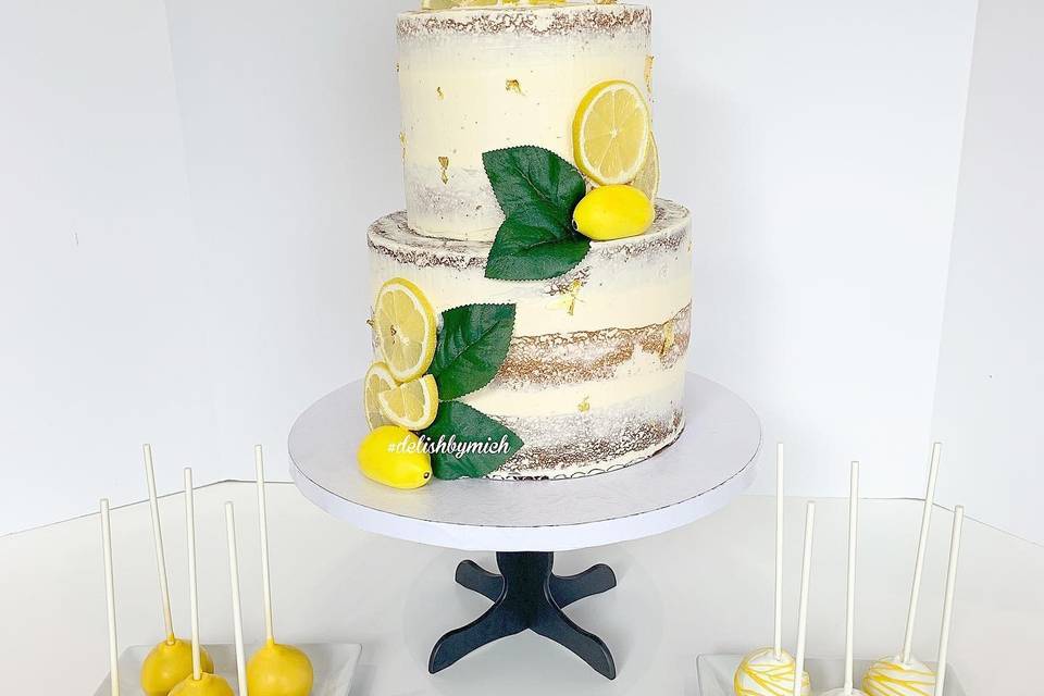 Lemon Themed Cake