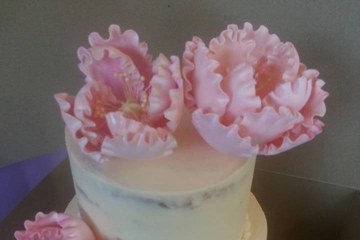 3 tier with flowers