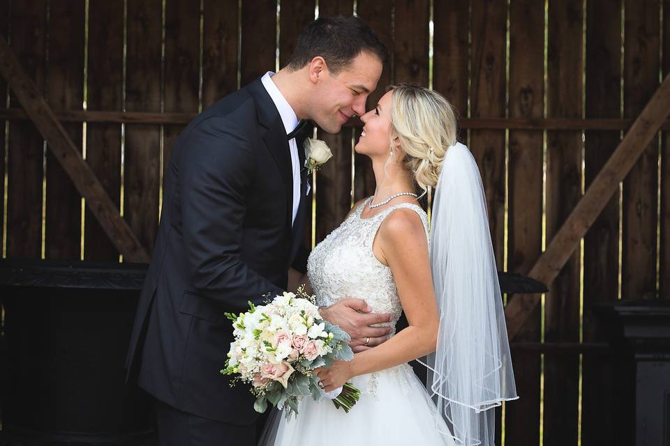 Bride and groom picture