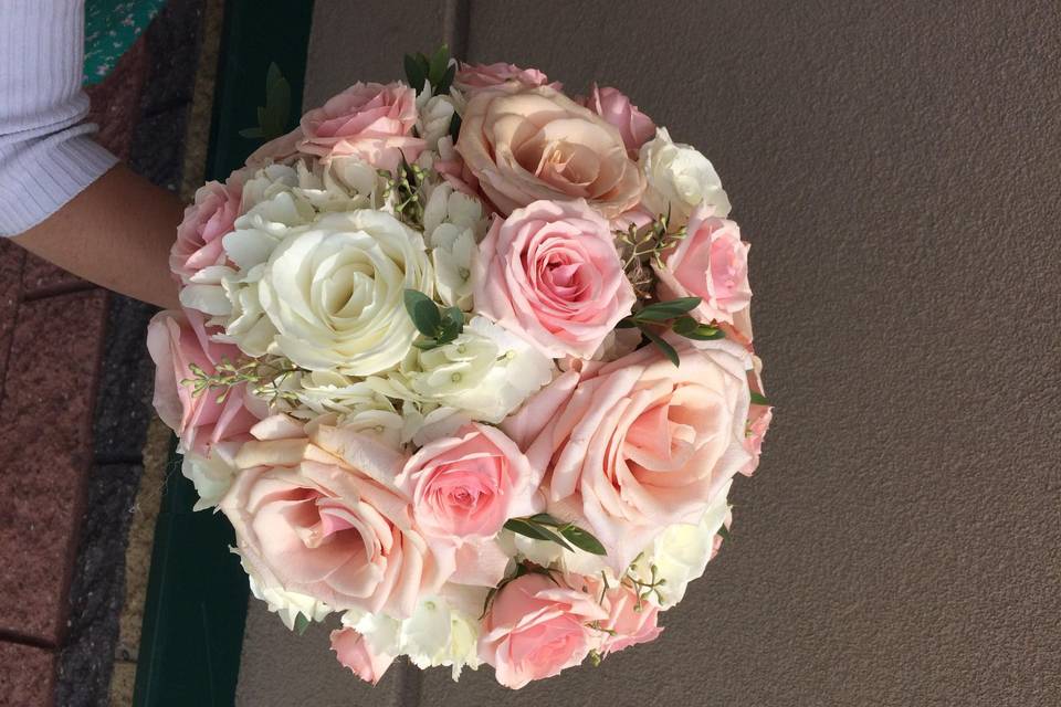 Round Bridal Bouquet